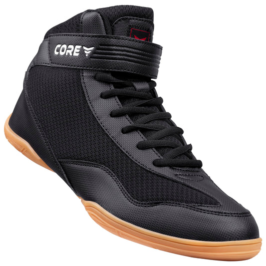 CORE wrestling shoes for men, women, and children, Black, size 44 EU.