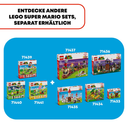 LEGO Super Mario adventure with interactive Luigi, Nintendo gift for boys, girls, and gamers aged 6+, adventure playset for kids with pink Baby Yoshi 71440.