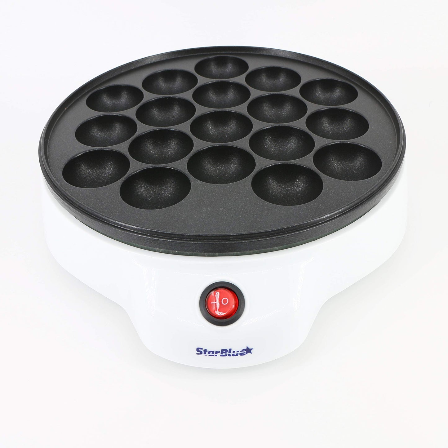 Takoyaki maker with takoyaki picks, simple and easy to use electric machine for making Japanese takoyaki octopus balls, 220-240V 50/60Hz 650W, European plug.
