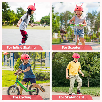Kids helmet for boys girls 43-51cm sizes XS toddler bike helmet Micro scooter helmet children cycling helmets skateboard helmet helmet (red)