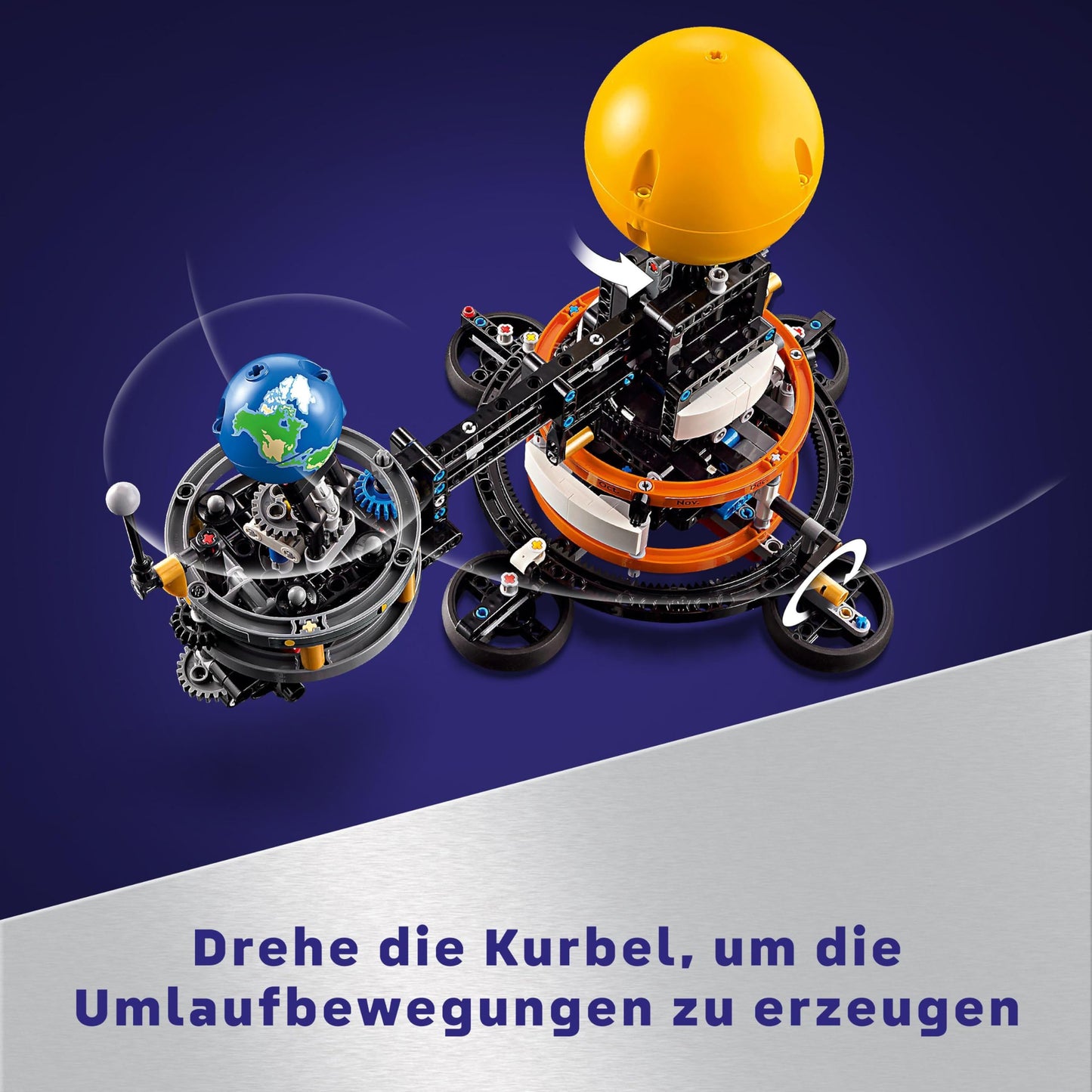 LEGO Technic Sun Earth Moon Model Playset, Gift for Kids 10+, Space Toy depicting the Solar System, encourages imaginative play for boys and girls 42179