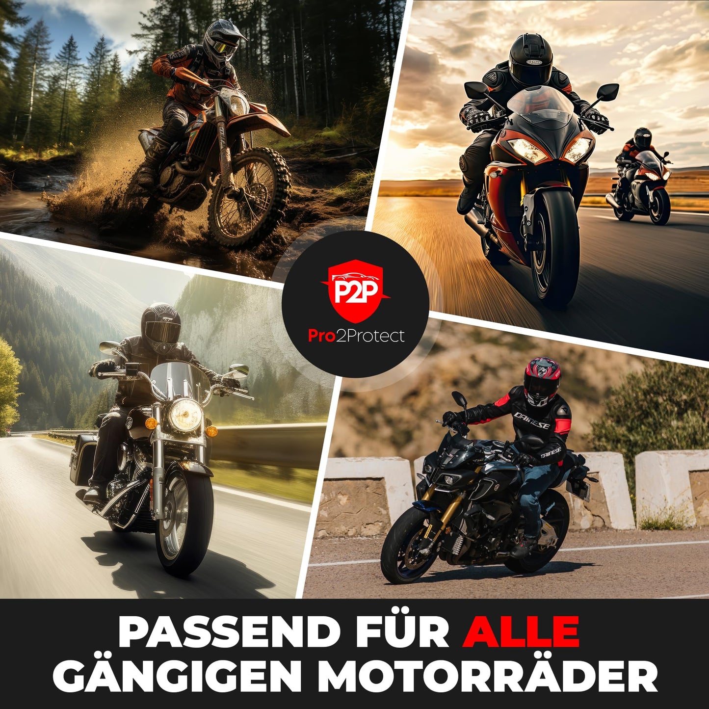 [ Test VERY GOOD ] Pro2Protect Motorcycle Cover 100% WATERPROOF weatherproof, Outdoor Cover for Moped Scooter Vespa Motorbike, Garage for Motorcycle Covers Motorcycle Cover Accessories