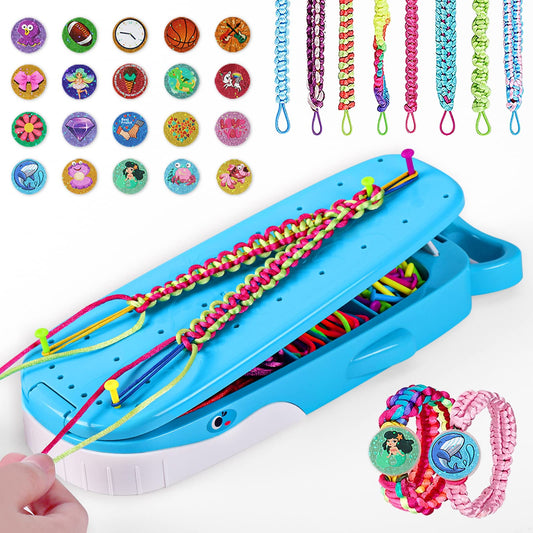 Euclidean Cube Friendship Bracelet Making, Whale-shaped DIY Jewelry Craft Kits for Girls aged 8-12, bracelets, kids crafting kits