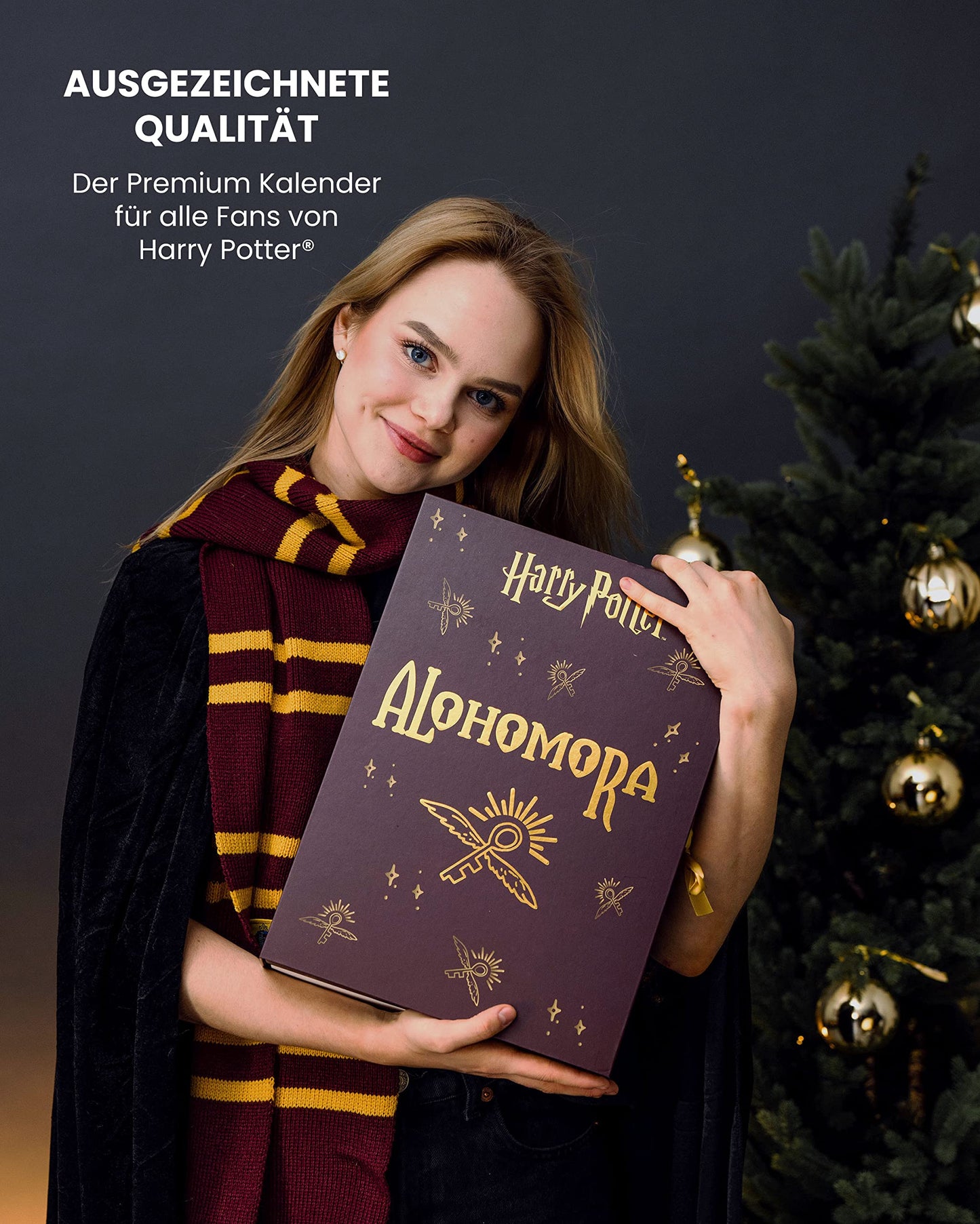 HARRY POTTER ® | Original Advent Calendar | 24 Pairs of Socks for Women | Christmas Calendar with Footies + Tall Socks | Size 35-41 | OEKO-TEX ®
