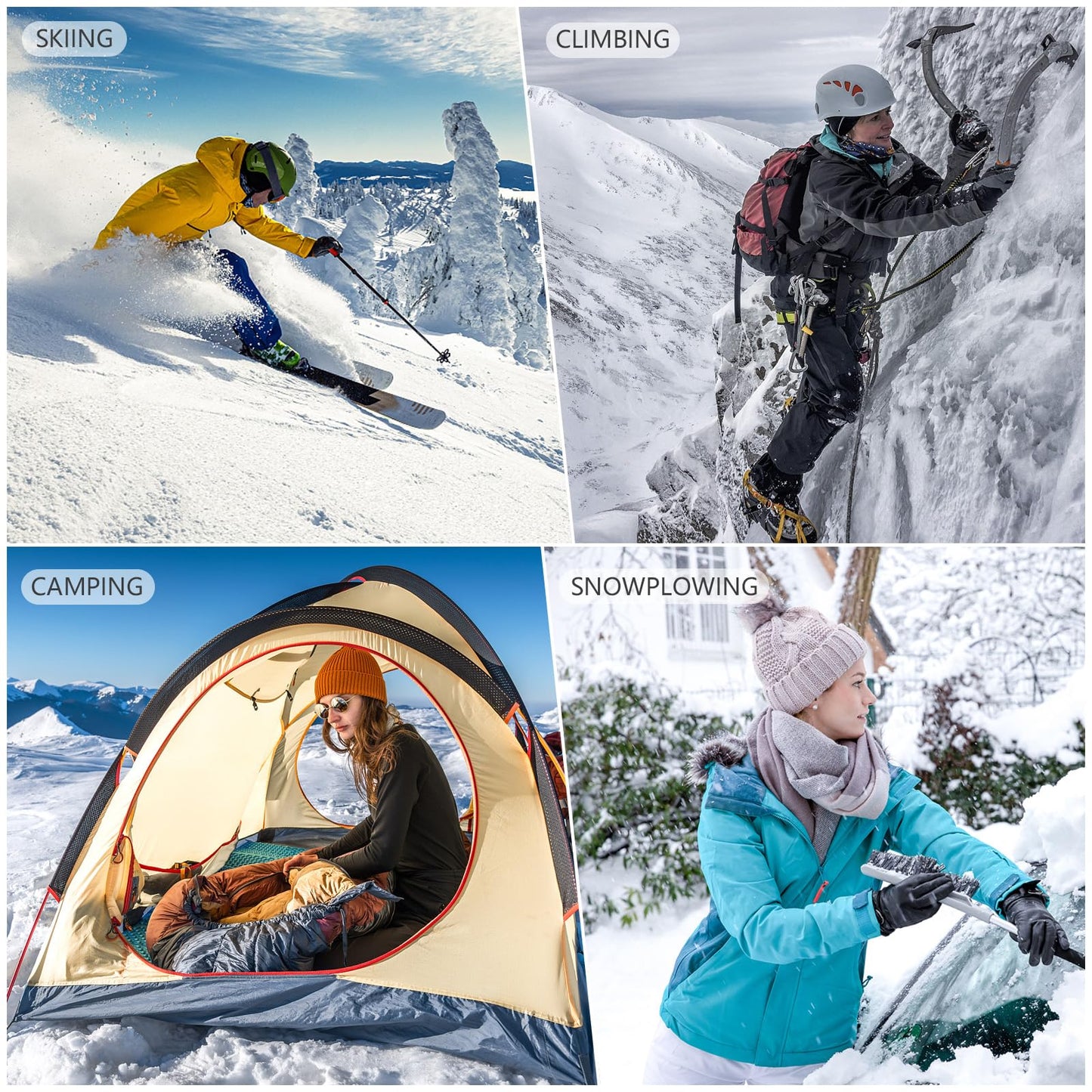 Vofuoti heated vest for women with 10000mah 5v battery, lightweight quilted heated vest for women, electric heated vest, for skiing, motorcycle riding, outdoor activities.