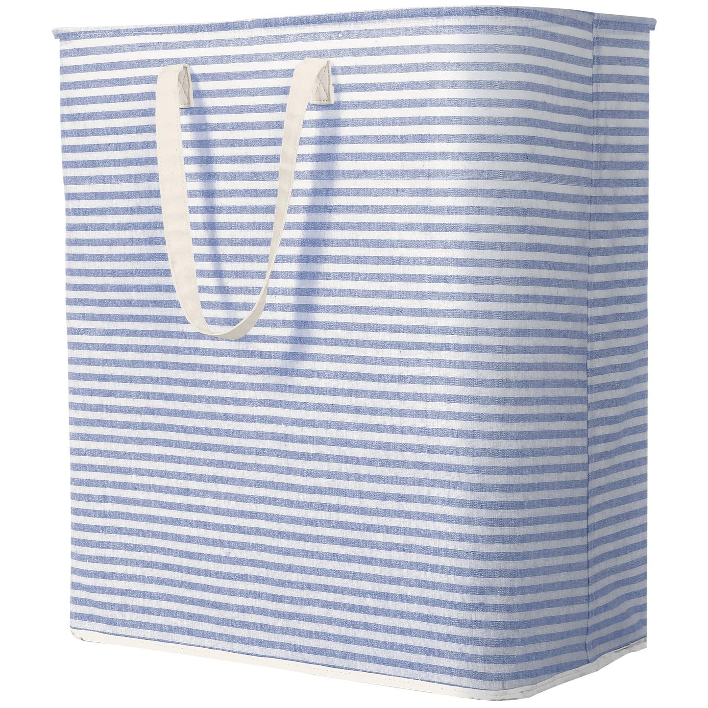 Lifewit 100L Laundry Basket, Large Laundry Hamper, Foldable Laundry Box, Laundry Sorter, Waterproof Clothes Organizer, Storage Box with Handles for Clothes, Towels, Toys, Blue