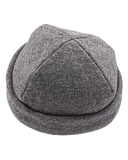 Freedom® Sauna Hat in Stone Gray made of wool walk - 100% sheep's wool - Premium sauna accessory for men and women - Flexible size - Made in Lüneburg.