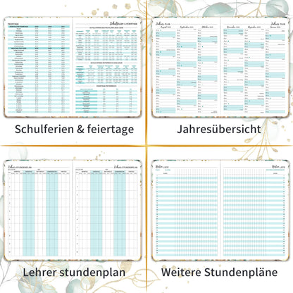 Teacher planner 2025 2026, teacher planner 2025 2026 a5 from August 2025 to July 2026, school planner 2025 2026 for teachers, 17.5 x 25 cm, hardcover teacher planner, slip pocket