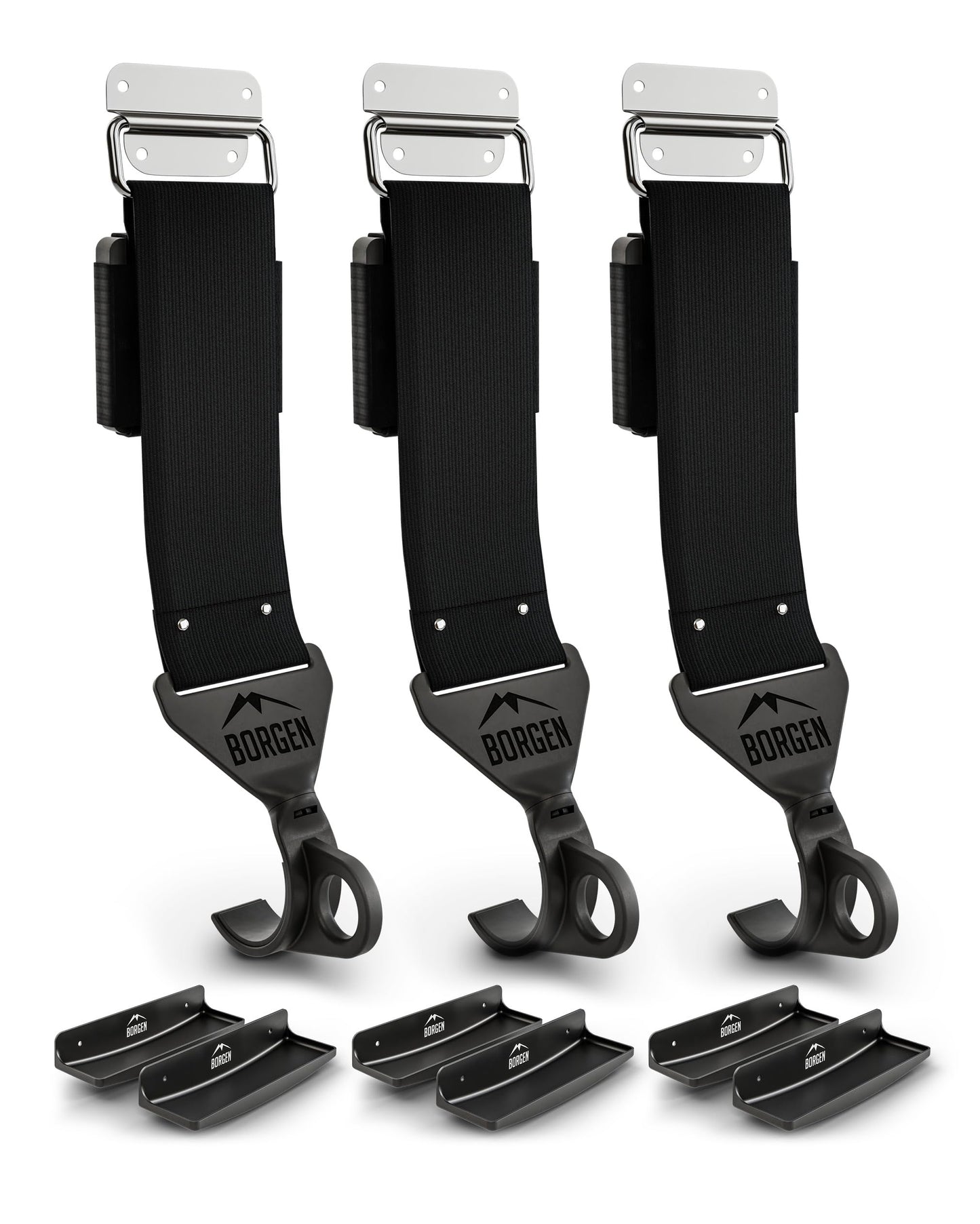 Borrow Bicycle Wall Mount - adjustable bike rack for the wall - suitable for E-bikes, road bikes, MTBs - rubber-coated hook to prevent scratches
