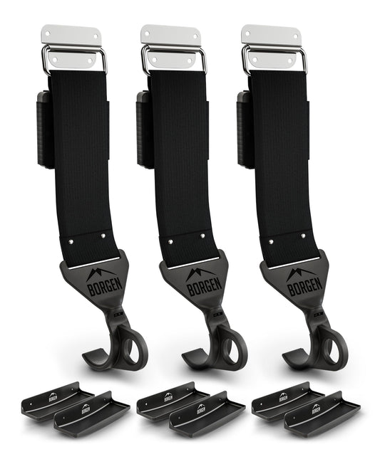 Borrow Bicycle Wall Mount - adjustable bike rack for the wall - suitable for E-bikes, road bikes, MTBs - rubber-coated hook to prevent scratches