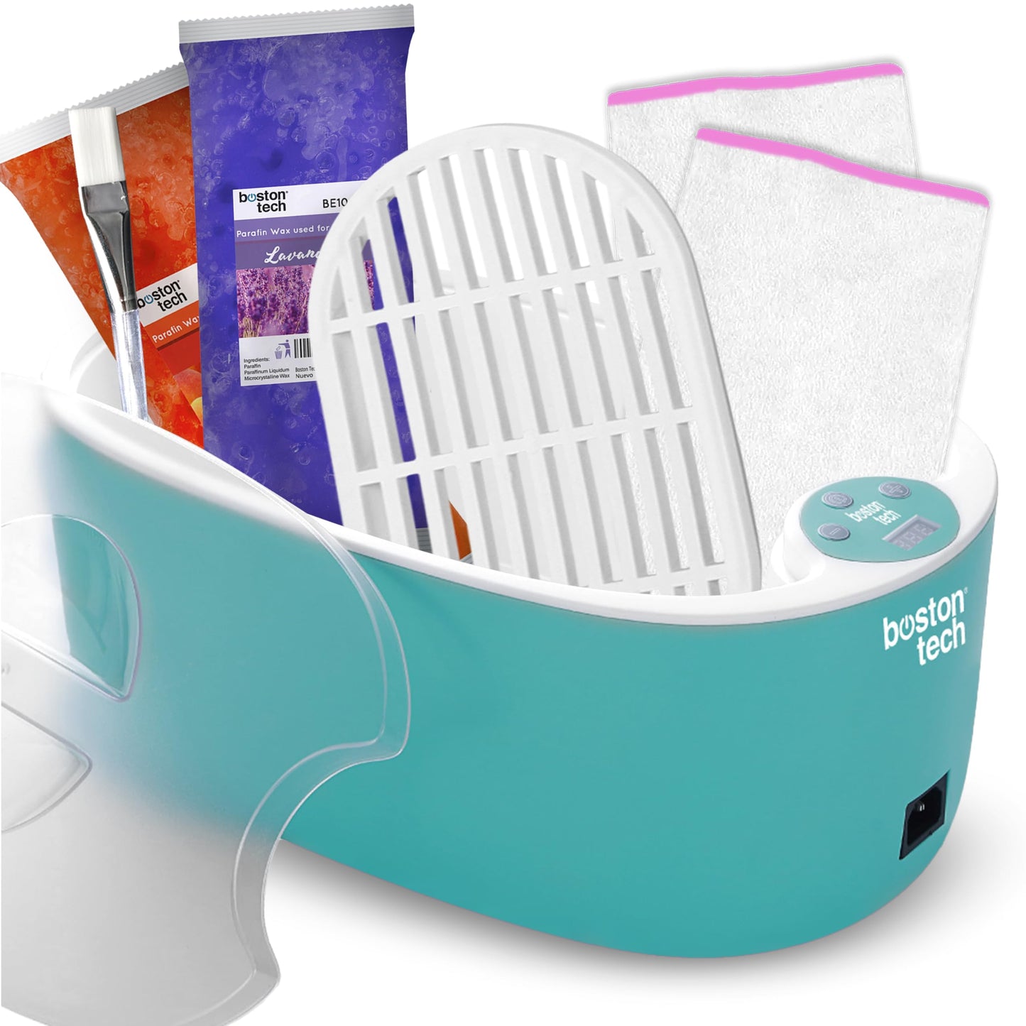 Paraffin wax warmer for hands and feet. Thermotherapy, muscle pain, arthritis, aesthetic use, and hydration of the skin. Fast heating in 40 min. Capacity of 5 L. BE108 (Green)