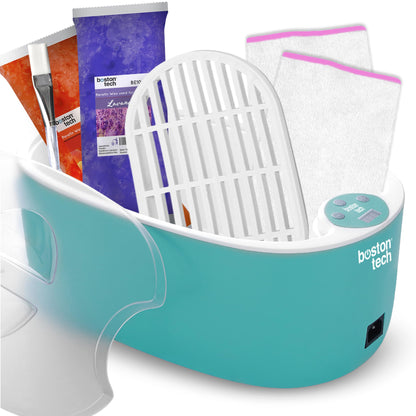 Paraffin wax warmer for hands and feet. Thermotherapy, muscle pain, arthritis, aesthetic use, and hydration of the skin. Fast heating in 40 min. Capacity of 5 L. BE108 (Green)
