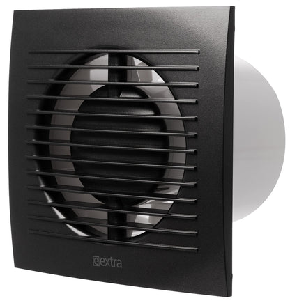 Steinberg14 bathroom fan Ø 100mm with overrun timer - anthracite ventilator - 2 years product guarantee.