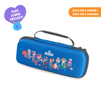 Edurino Collecting Pouch I Store figures and pen I Educational games for ages 4 and up I Holds up to 6 figures and 1 pen (Dark Blue)