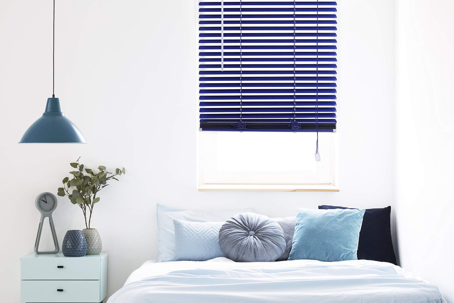 Victoria M. Aluminum Blind 60 x 130 cm, yellow, blind without drilling, including clamping clips