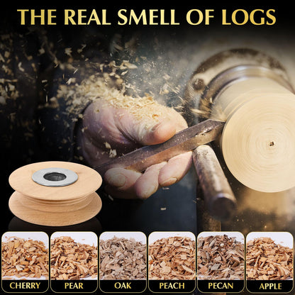 CWLAKON Cocktail Smoker Kit, Whiskey smoking set with flashlight, Whiskey Bourbon Old Fashioned drink smoker kit with 6 wood chips, Christmas birthday gifts for men dad husband (Without Butane)