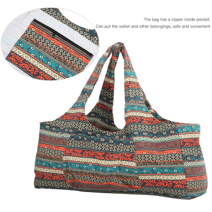 Lyrlody yoga bag with zipper for women, waterproof gym bag for yoga & sports, multifunctional travel bag for yoga mat & sports equipment.