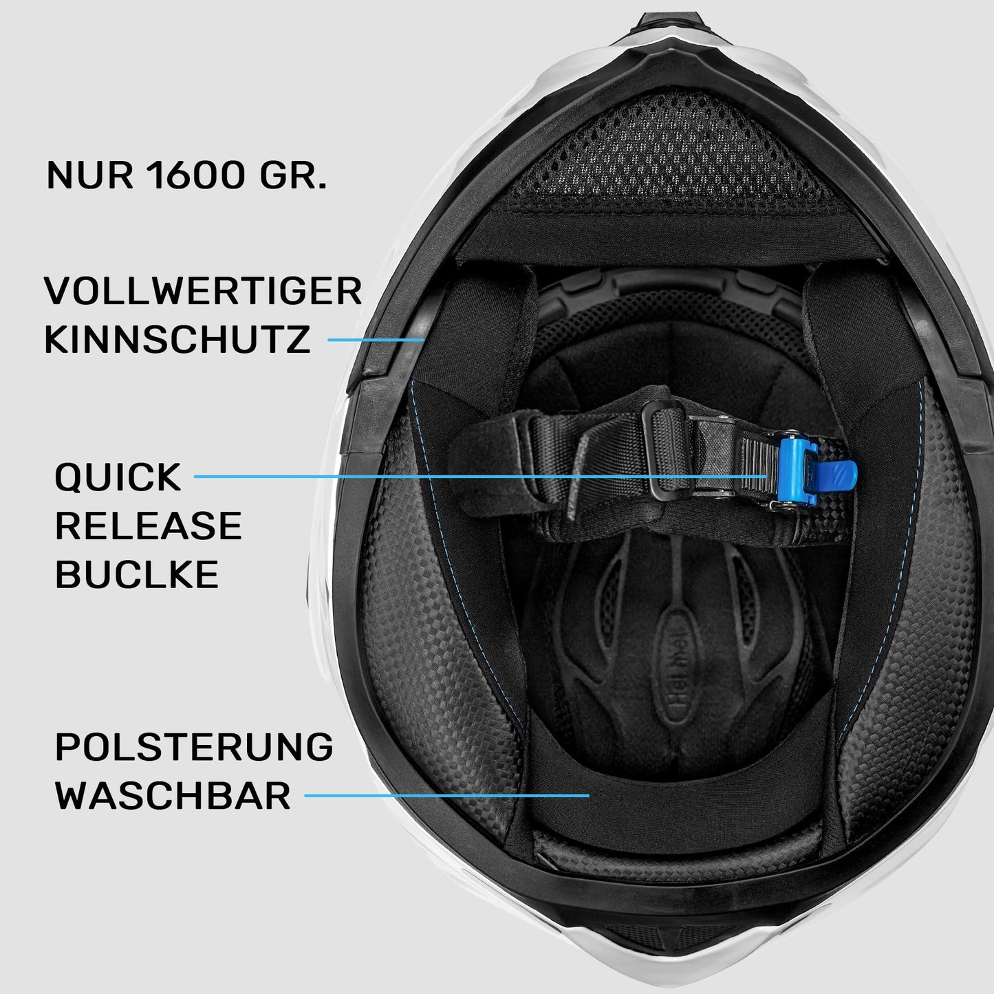 Westt flip-up motorcycle helmet ECE-R 22.06 certified full face helmet for women and men open face helmet with chin guard scooter motorcycle helmet with sun visor and shield