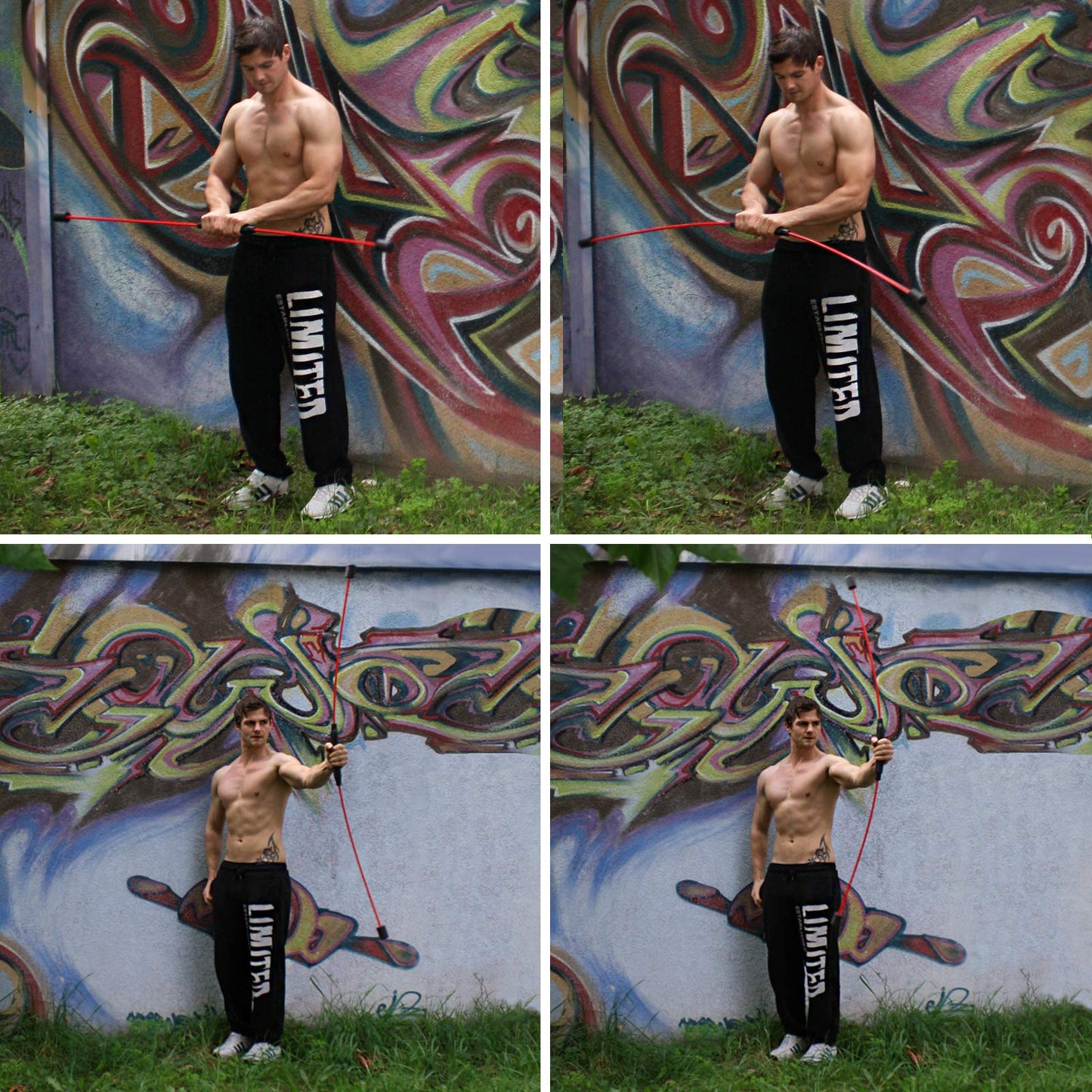 ALPIDEX Fitness Swingstick to train deep muscles.