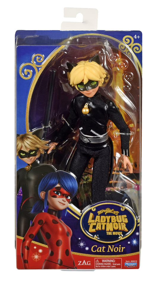 BANDAI - Miraculous Ladybug and Cat Noir - Doll - Cat Noir- Adrien - 26 cm tall articulated dress-up doll - P50015