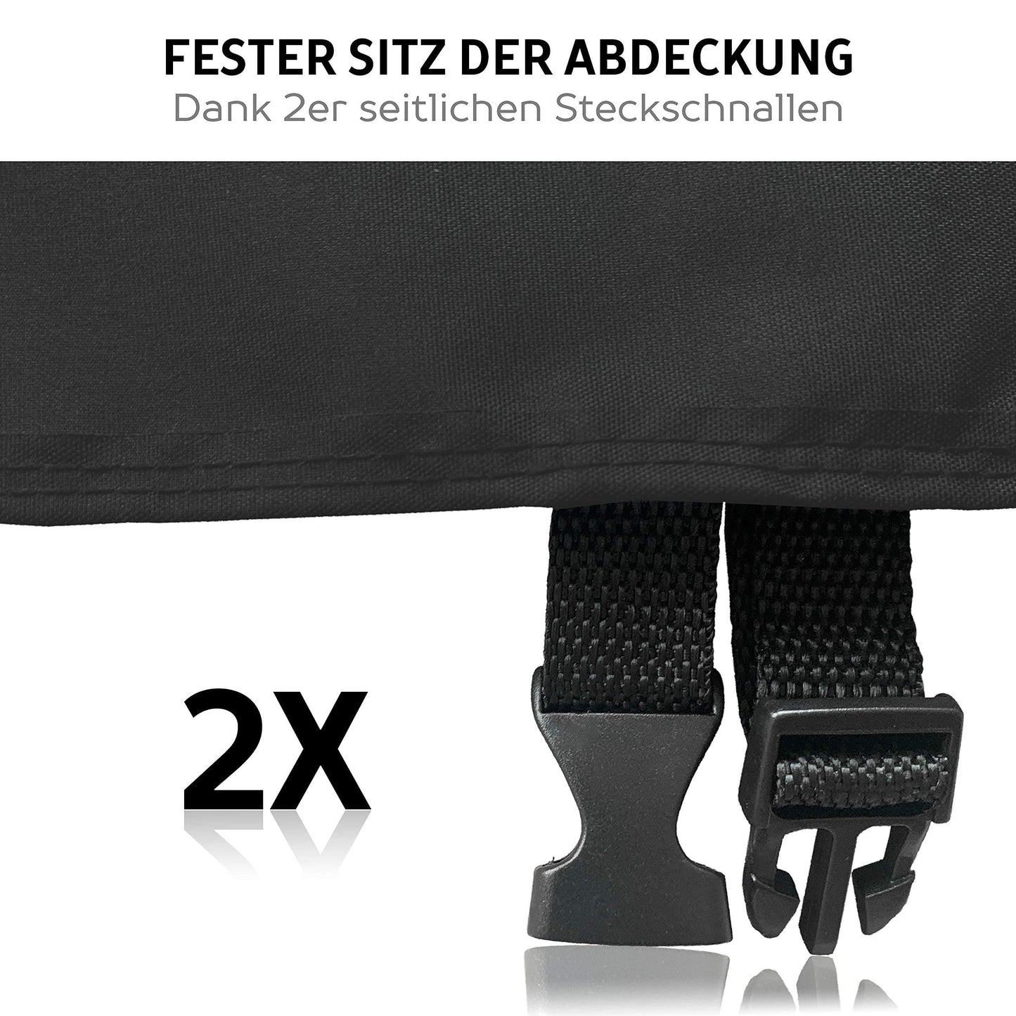 AMZBBQ Premium Grill Cover, waterproof cover for your kettle grill, 100% weatherproof and UV-resistant grill tarp, high-quality polyester cover with PU coating - 47cm.