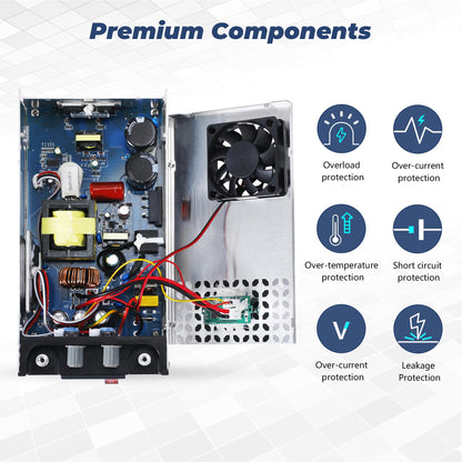 BOSYTRO Adjustable Power Supply 0-60V 0-10A 600W Switching Power Supply Transformer Power Supply Transformer 230v to 60v Power Supply SMPS for LED Strips, CCTV, 3D Printer, Radio, Camera, Laboratory Power Supply