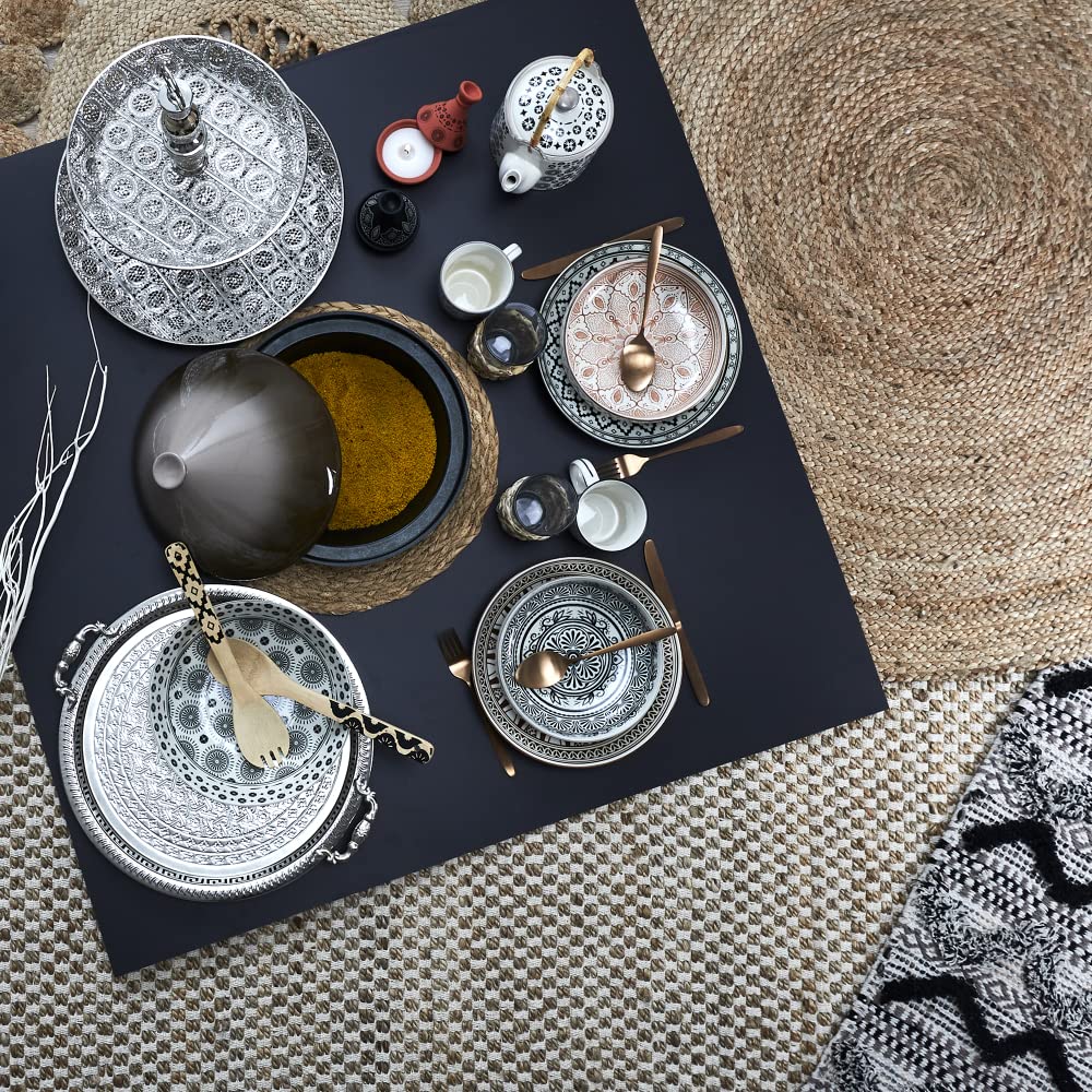 COOK CONCEPT - KC24041 - Tajine induction cast iron aluminum Round ceramic hob stainless steel Taupe Kitchen hotplate