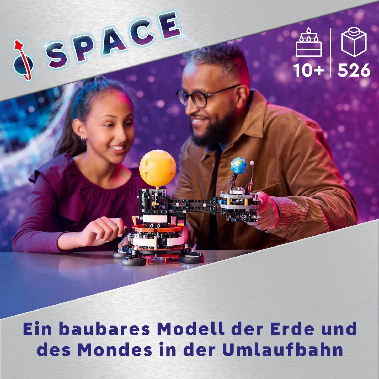 LEGO Technic Sun Earth Moon Model Playset, Gift for Kids 10+, Space Toy depicting the Solar System, encourages imaginative play for boys and girls 42179