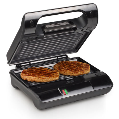 Princess Contact Grill 117001, sandwich maker with removable grill plates, 700 watts, 23x13cm grilling surface, 0.75m cable length, non-stick coated