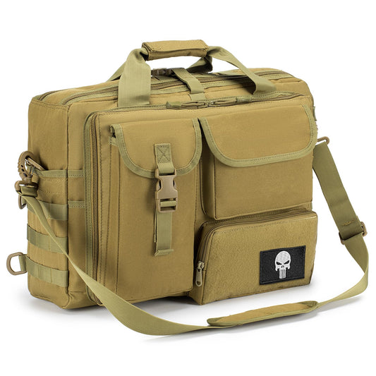 SPAHER work bag laptop bag 14/15.6/17.3 inch messenger bag men's pilot bag briefcase tactical bag military carry bag shoulder bag gift for men