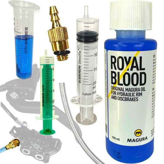MAGURA Royal Blood mineral oil 100ml + F26 service kit for hydraulic disc brakes rim brakes bleeding kit set for MT 2 4 5 6 7 8 HS11 Hs22 HS33.