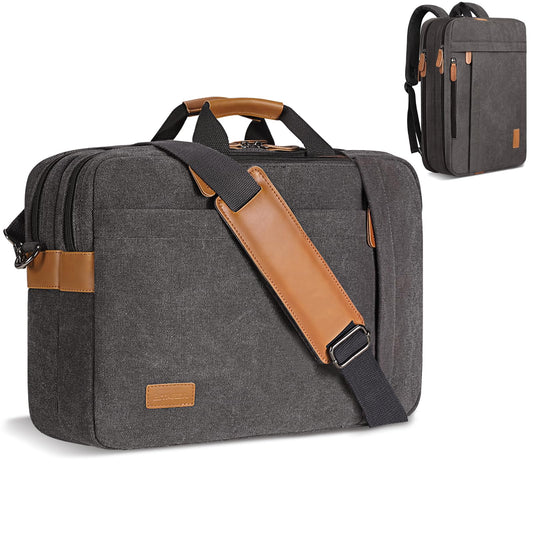 ESTARER convertible backpack laptop bag messenger bag 17/17.3 inch multifunctional bag for business/school/travel.