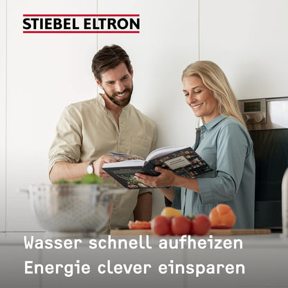 STIEBEL ELTRON pressurized mini storage water heater SNU 5 SL, 5l, undersink unit, anti-drip and thermostop function, with 230V plug, 2 kW, 221115