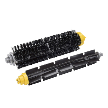 JoyBros replacement accessories for iRobot Roomba 600 671 696 698 692 676 694,6x main brushes, 6x filters, 6x side brushes, 1x front wheel, 2x cleaning tools.