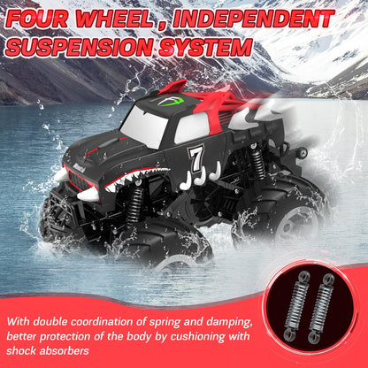 Pmgud Remote Control Car 1:16 Scale, 4WD, Waterproof, All-Terrain, Off-Road, Gift for Children 6+ years old.
