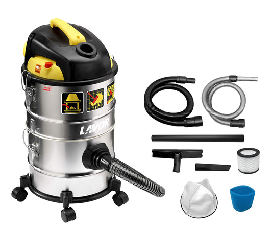 Ash vacuum Ashley Combo 4 in 1 | Dust, dry, and wet vacuum | self-cleaning filter with pneumatic shaking | By-pass cooling