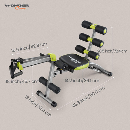 Wonder CORE Fitness Benches Weight Bench, Abdominal Training Equipment, Adjustable Abdominal Machine for Abdominal Training, Sit-up Training Equipment for Home Workouts, Training Chair