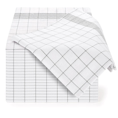 Blumtal Premium Dish Towels 20pc Set 50x70cm - Cotton Kitchen Towels - Oeko-TEX certified - Kitchen Hand Towels - washable up to 95°C - Gray Dish Towel Set
