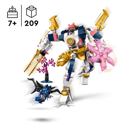 LEGO NINJAGO Sora's Techno Mech, action figure toy for kids & NINJAGO Arin's Dragon Glider, ninja set with dragon toy