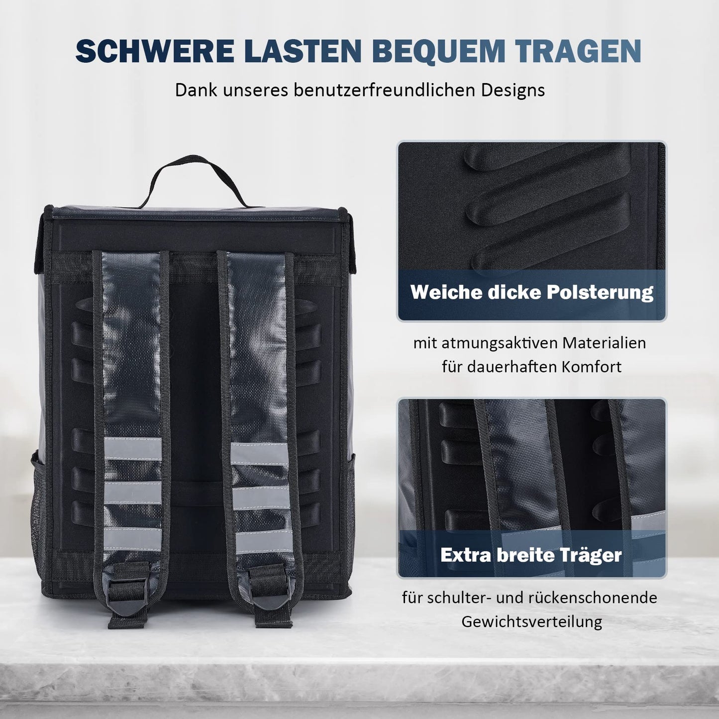 35L cooler bag backpack with waterproof picnic bag thermal backpack with insulated cooler compartment soft double-decker for picnic, hiking, camping, & family outings.