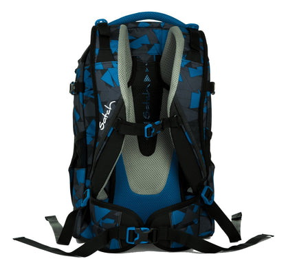 Satch Pack Blue Triangle school backpack set 3-piece.