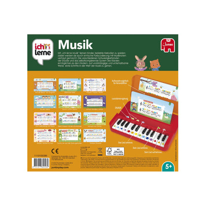 I am learning music - Music learning games for children - Learn notes and record melodies - Includes 12 sheets with popular children's songs & handy carrying case - For children ages 5 and up.