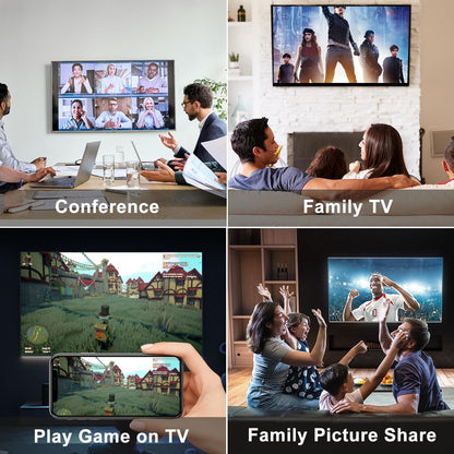 Lightning HDMI Adapter 【Apple MFi Certified】 iPhone iPad HDMI Adapter Lightning Digital AV Adapter HDMI Cable Adapter Connector to TV/HDTV/Monitor for iPhone 14/13/SE/12/11/XS/XR/X/8/7/iPad