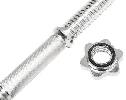Bad Company chrome dumbbell barbell including star closures 30/31 mm I 2 pieces - 51 cm