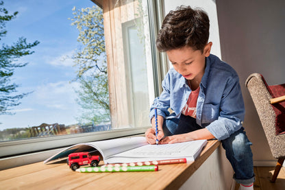 STABILO - Ergonomic colored pencil for right-handers - EASYcolors - 24 pack - with 24 different colors.