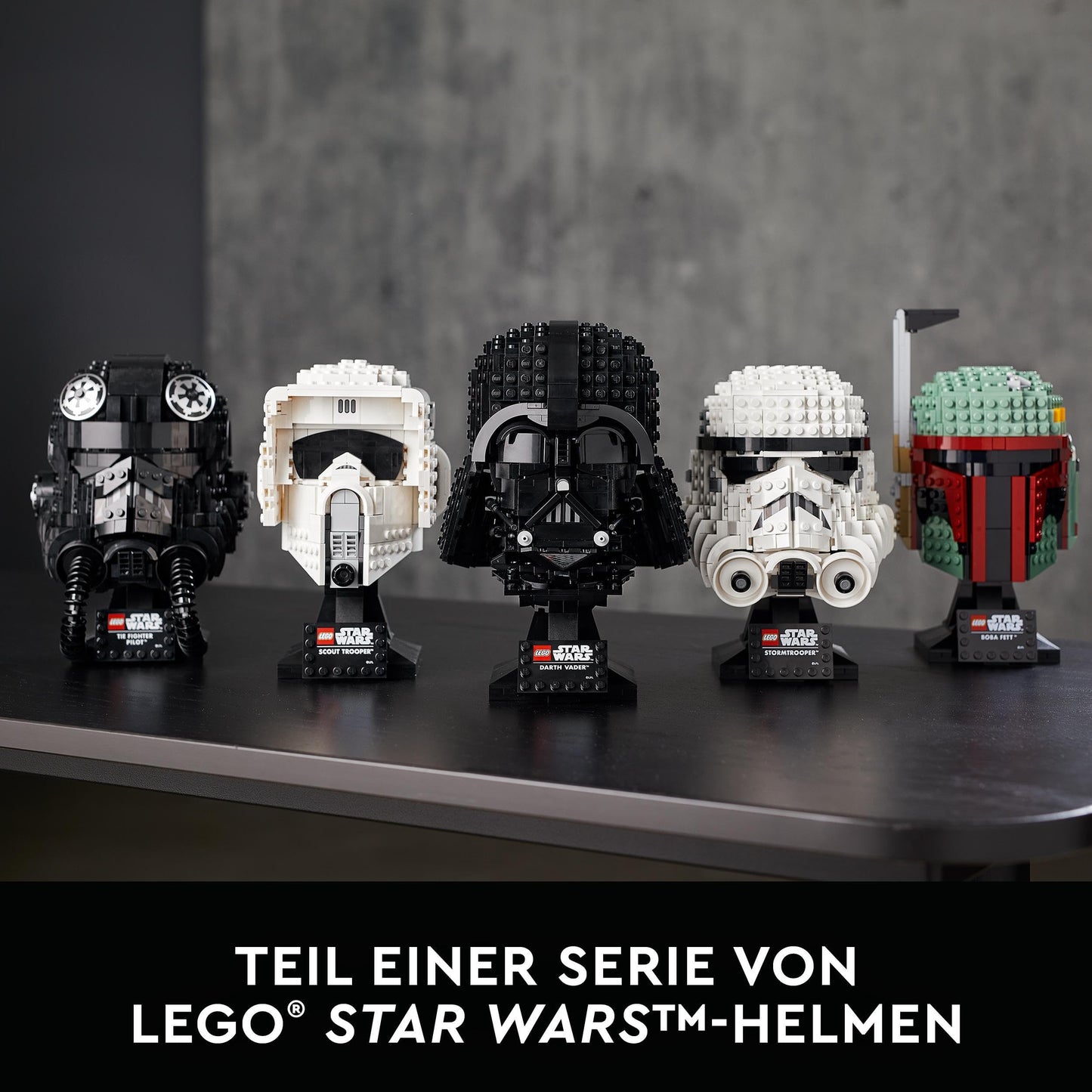 LEGO Star Wars Darth Vader Helmet, building set for adults, gift idea for men, women, him or her, collectible model for building and displaying 75304
