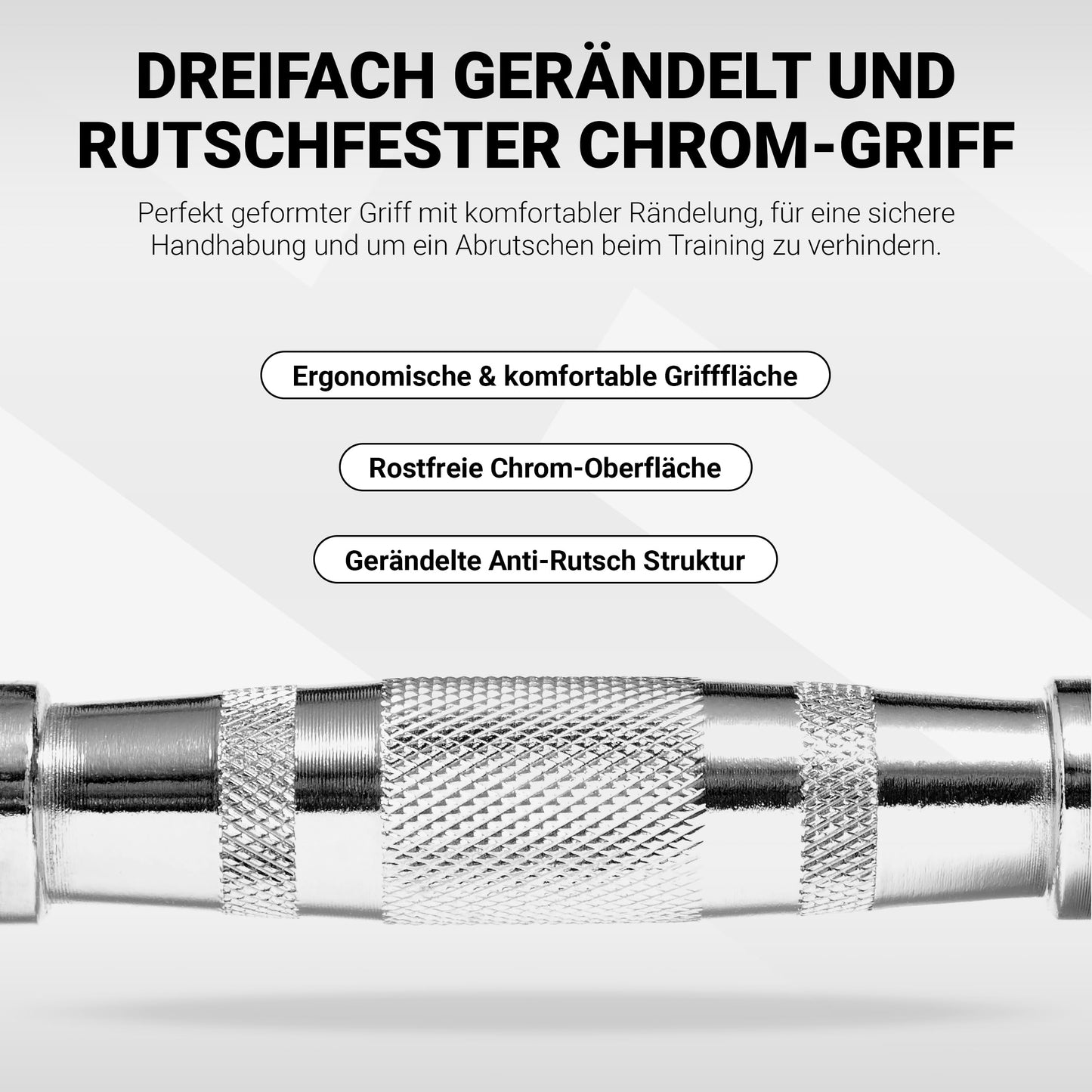Hexagon dumbbells premium (pair) | 5-30 kg | non-slip coated | ergonomic chrome handles | dumbbell set (30 kg - pair (2 pieces))