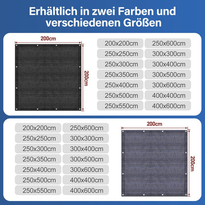 Sun World awning carpet 250x550cm, High-quality camping mat, Breathable non-slip tent carpet in black, Outdoor camping mat with 12 holes, 13 pegs, and carrying bag.