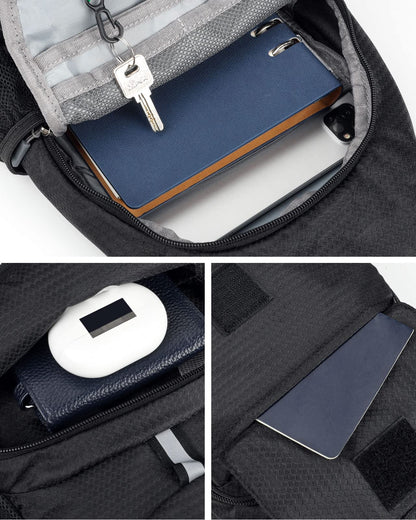 WATERFLY Chest Bag Sling Bag Small: Foldable Crossbody Bodybag Crossbag Slingbag Crossover Single Chest Backpack Shoulder Bag Shoulder Backpack Cross Body Men Women Travel Hiking