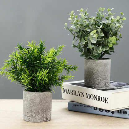 5 artificial plants, Mini Artificial Snake Tongue Plants, Agave Succulent, Eagle Claw Aloe, Artificial Plants for Bedroom Office Decoration